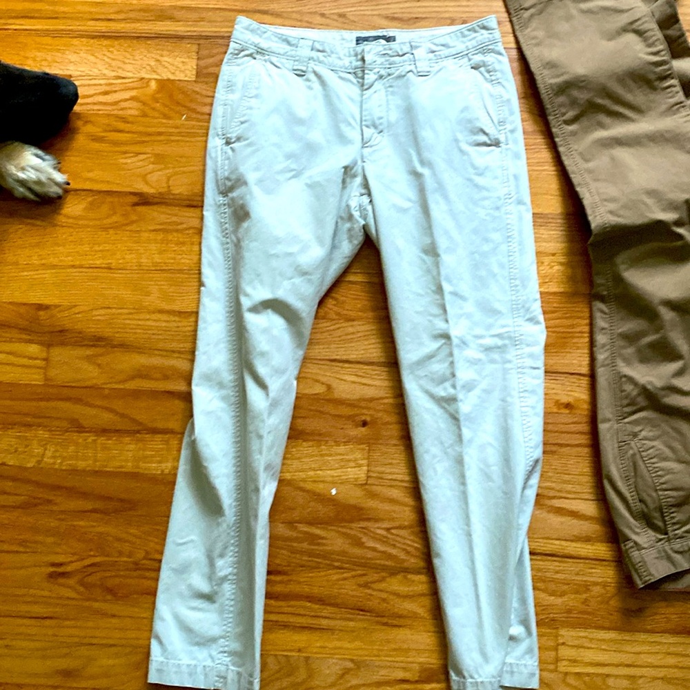 LL Bean chino style pant straight slim fit